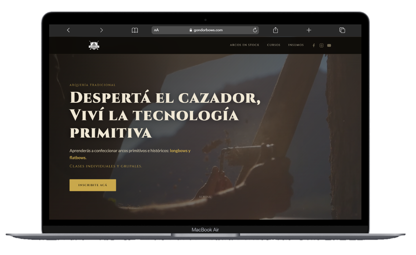 Captura de pantalla — homepage completa (desktop)