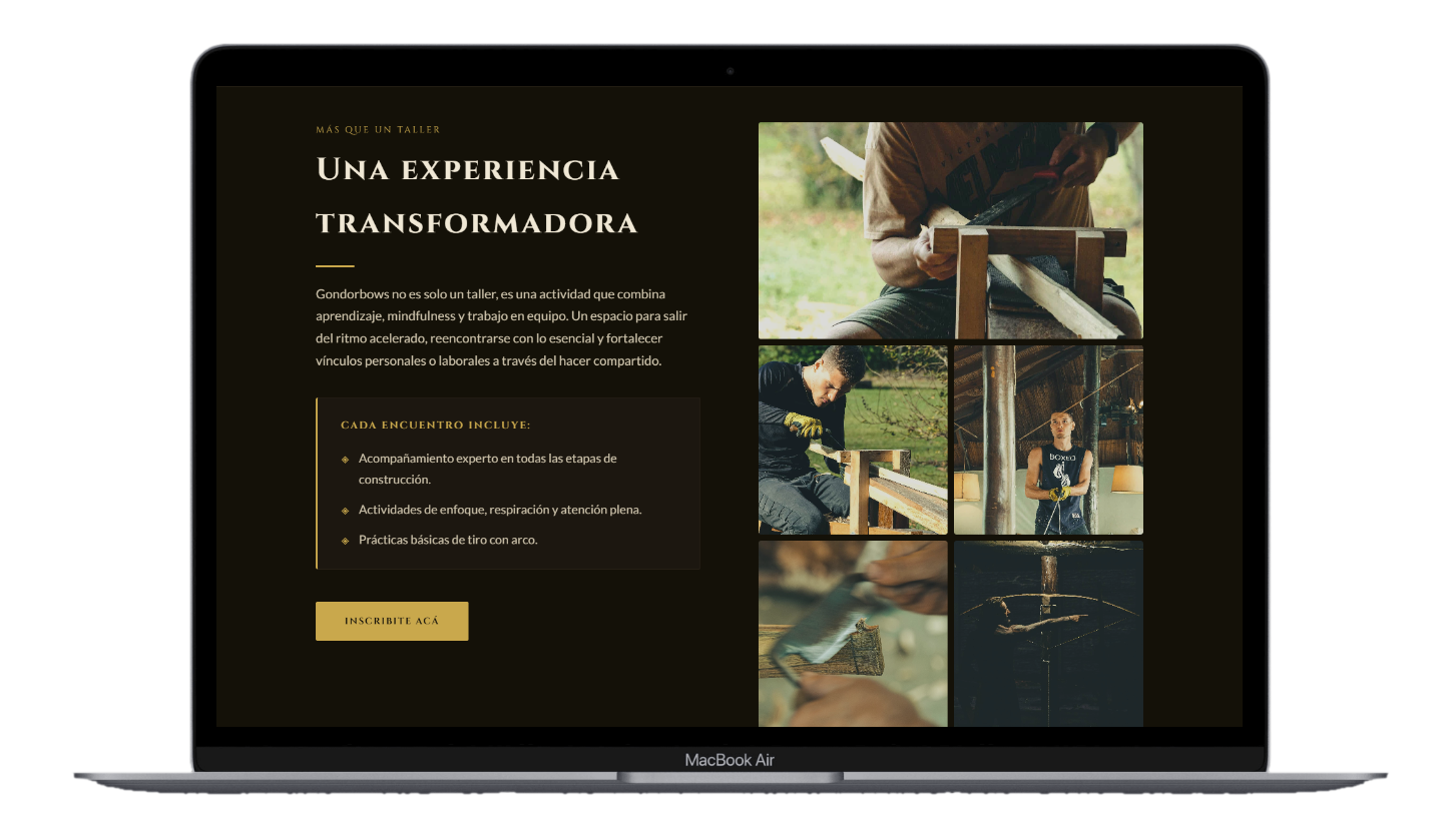 Mockup móvil — ficha de producto, especificaciones y llamado a consultar